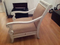 vintage-wood-roll-back-chaise-club-reading-arm-easy-throne-chair-small-0